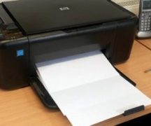 Принтер печатает белые листы