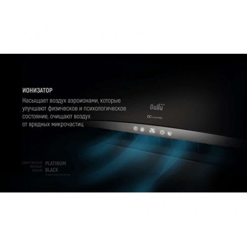 Сплит система Ballu Platinum Black DC Inverter BSPI-10HN8/BL/EU