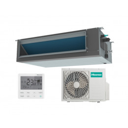 Канальный кондиционер Hisense HEAVY EU DC Inverter R32 ADT-12UX4RBL8/AUW-12U4RS8