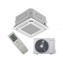 Кассетный кондиционер AERONIK ASI-AKH50R1/B-S INV/ASO-AGUHN50R1/INV
