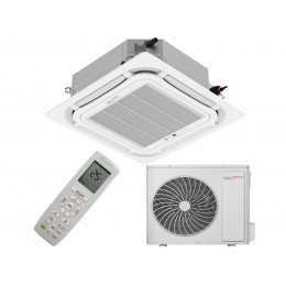 Кассетный кондиционер AERONIK ASI-AKH125R1/B-S INV/ASO-AGUHN125R1/INV
