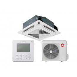 Кассетный кондиционер Kentatsu KSVT105HFAN3R/KSUR105HFAN3L