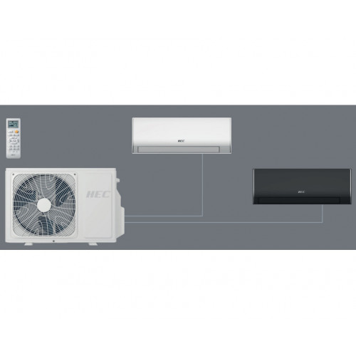 Внутренний настенный блок HEC HEC-09HREM03/R3-W(SDB)-IN