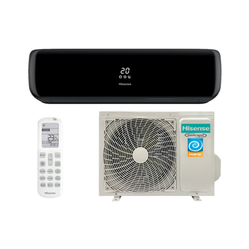 Сплит-система Hisense BLACK CRYSTAL SUPER DC Inverter Wi-Fi AS-10UW4RVETG01(B)