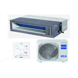 Канальный кондиционер Haier ЕСО AD105S2LM1FA/1U105S1LS1FB (средненапорный)