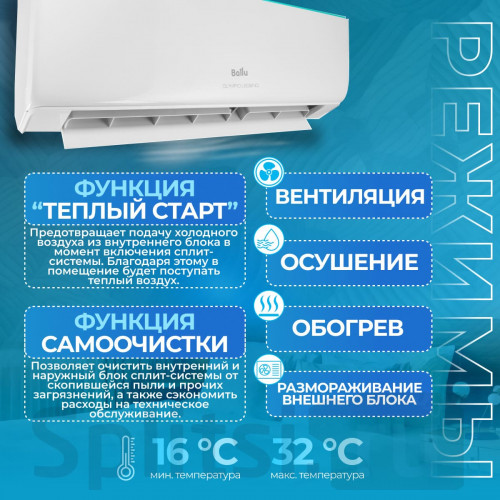 Сплит-система Ballu Olympio Legend BSW-07HN1_24Y